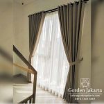 gorden minimalis elegan warna grey custom