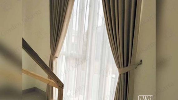 gorden minimalis elegan warna grey custom