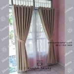 jual gorden warna coklat susu semi blackout