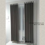 jual tirai jendela minimalis abu-abu di bogor