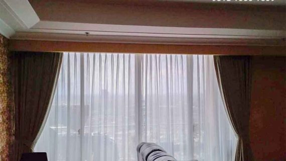 contoh gorden minimalis mewah untuk apartemen