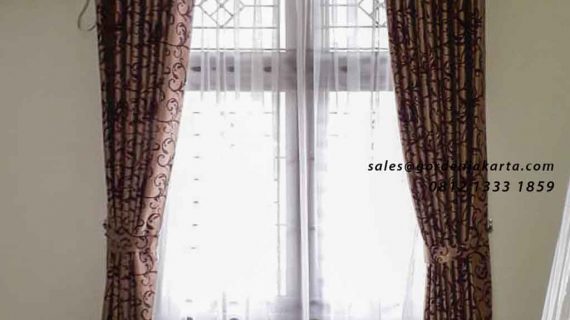 daftar harga gorden bahan motif