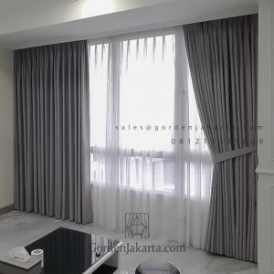 Harga Gorden Minimalis Cozy 27-27 Abu abu Apartemen Puri Imperium Setiabudi Jakarta ID6620